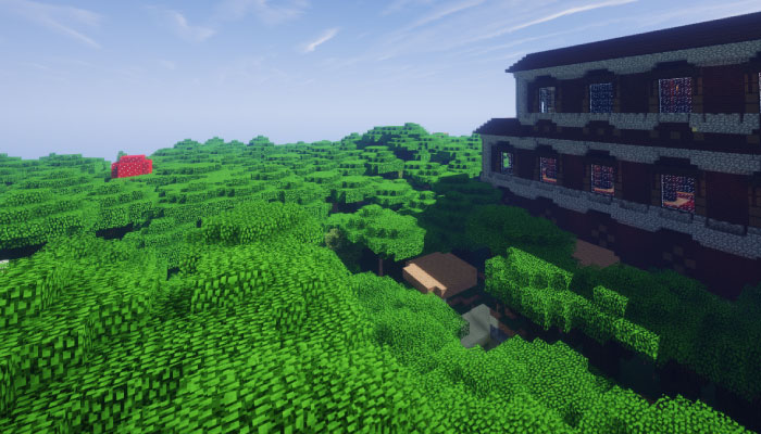 屋根に覆われた森-Roofed Forest