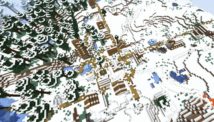 雪原の村