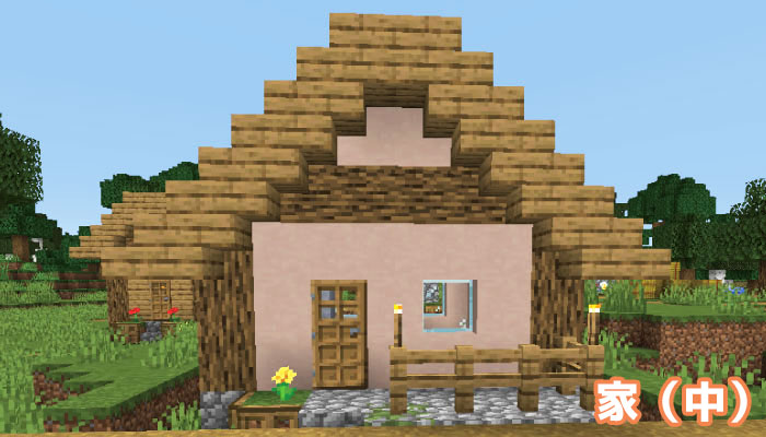 新しい村の中くらいの家