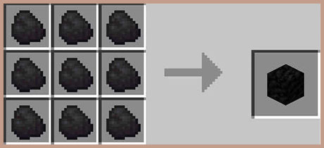  石炭ブロックのレシピ 